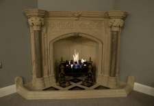 Bespoke Gothic Revival Fireplace